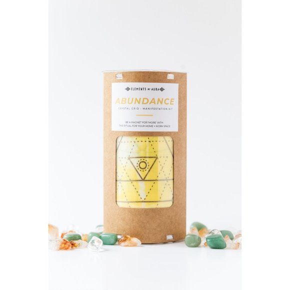 Abundance Intention Crystal Grid - Picture 1 of 5